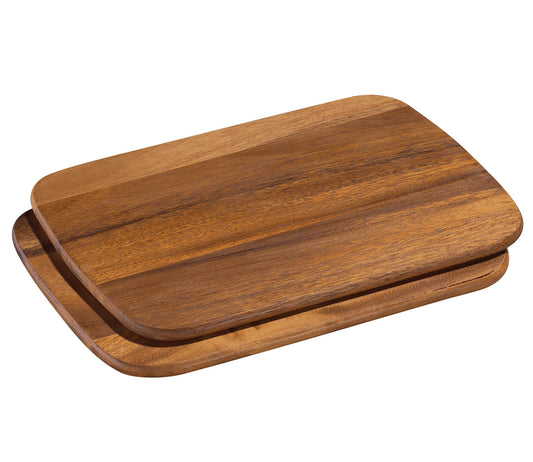 Set de 2 tocatoare din lemn de acacia, 28 x 20 cm - ZASSENHAUS