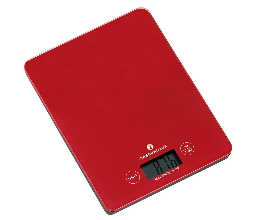 Cantar digital, rosu, colectia Balance - ZASSENHAUS