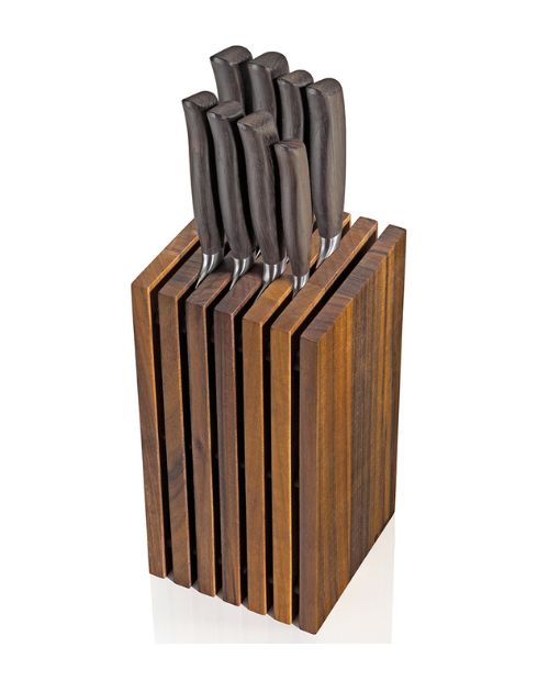 Bloc vertical pentru cutite, din lemn de nuc - ZASSENHAUS - Image 1