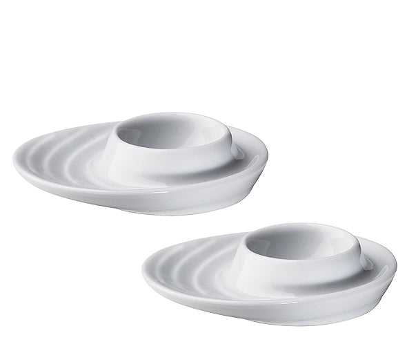 Set de 2 suporturi pentru oua, portelan, colectia Burgund - KUCHENPROFI