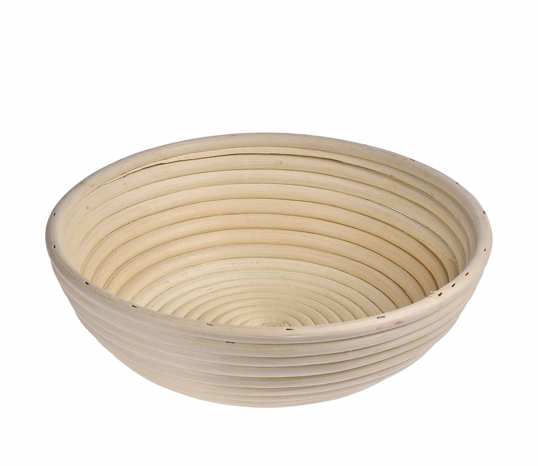 Cos pentru dospire aluat, din ratan, rotund, 25 cm - KUCHENPROFI