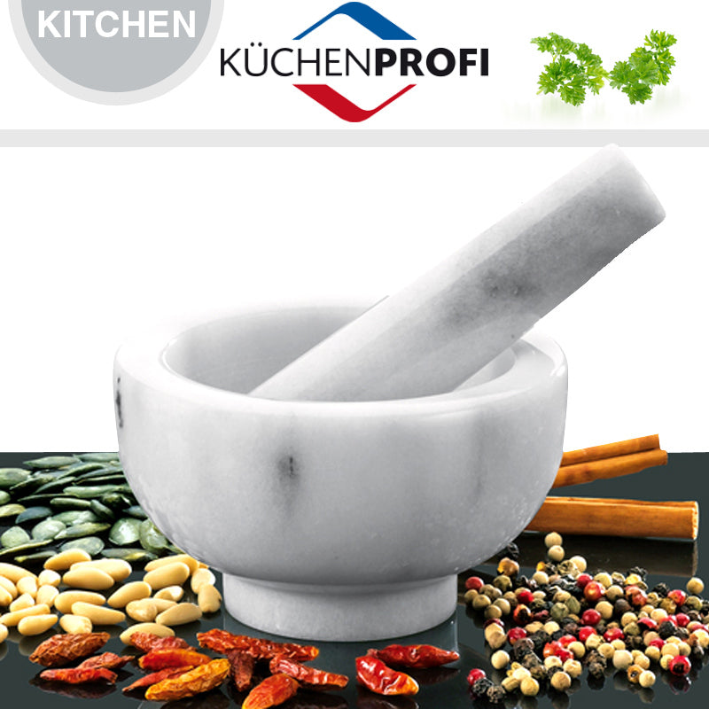 Mojar din marmura cu pistil, 11 cm - KUCHENPROFI - Image 1