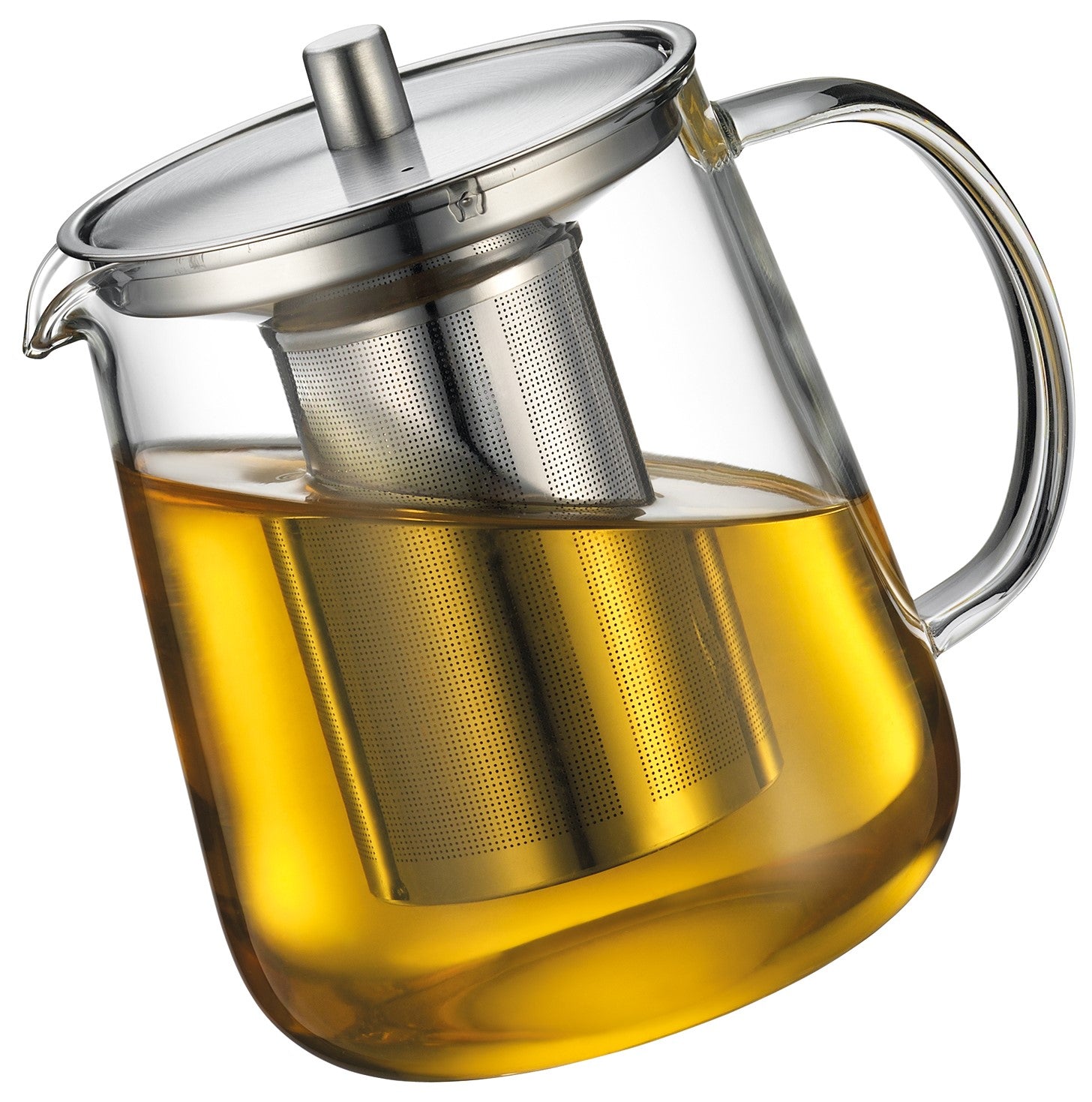 Ceainic  cu infuzor, sticla, 1000 ml, colectia Assam - KUCHENPROFI - Image 1