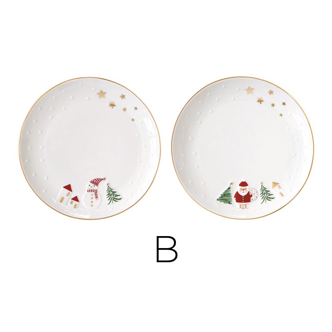 Set 2 farfurii pentru desert, 16 cm, Let it Snow - COOKSHOP SPECIALS