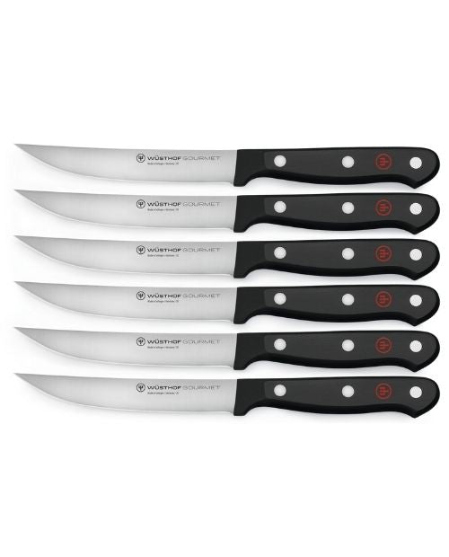 Set de 6 cutite pentru friptura, 12 cm, Gourmet - WUSTHOF