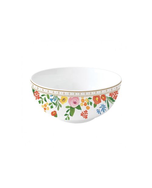 Bol din portelan, 15 cm, Boho Flowers - SIMONA'S COOKSHOP