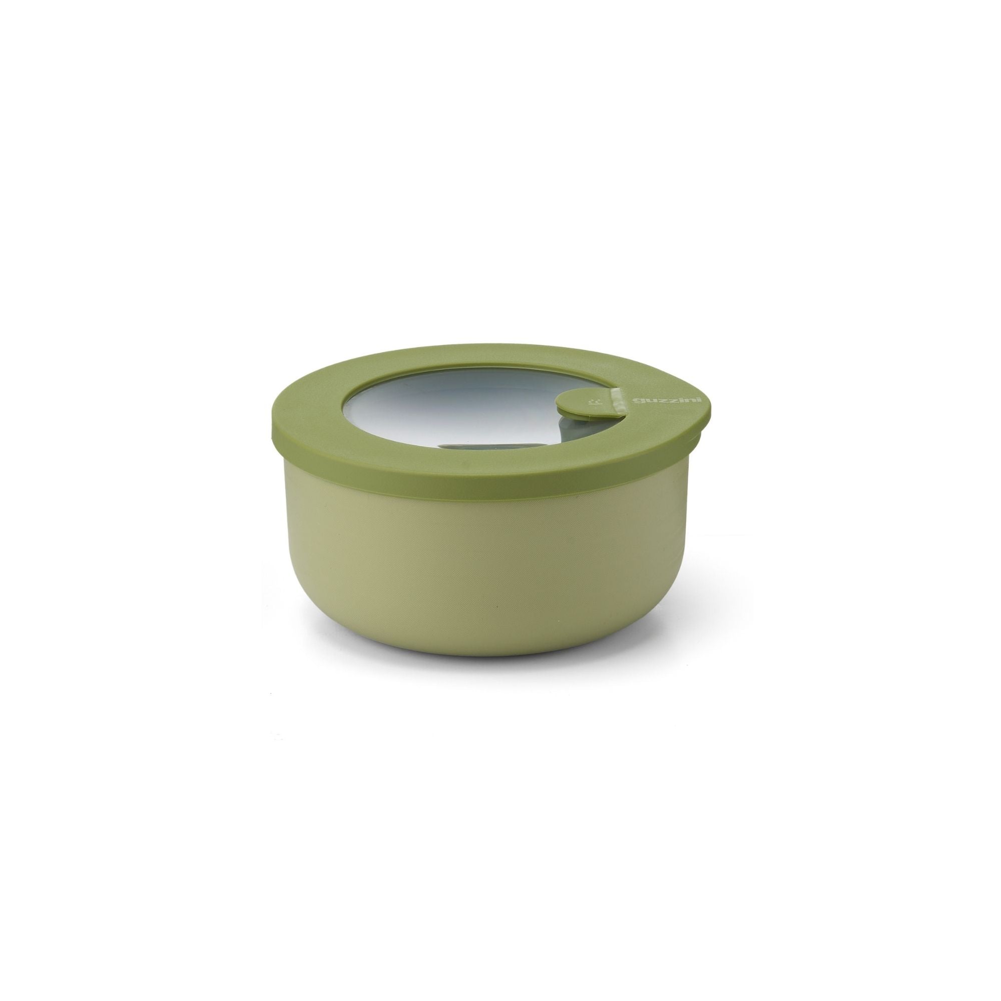 Cutie cu capac pentru depozitare, rotund, 350 ml, verde, Store&More Bio – GUZZINI