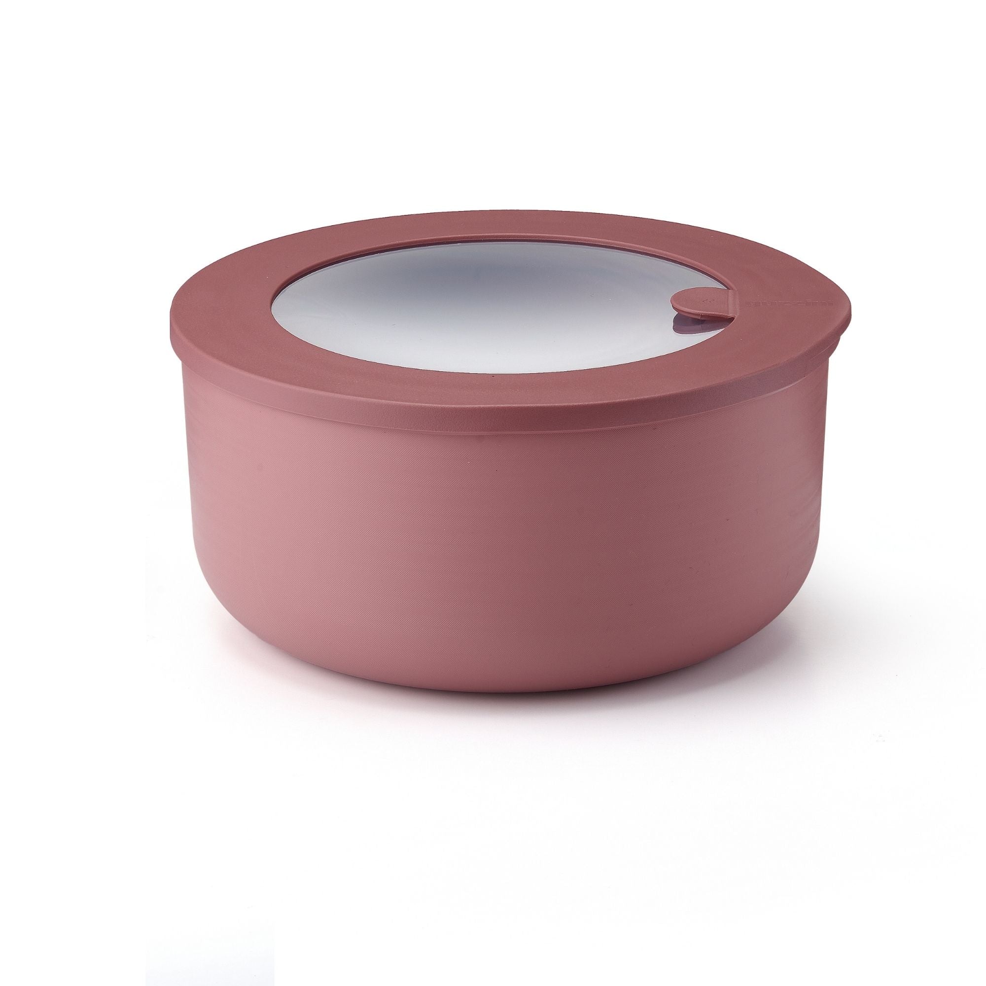 Cutie cu capac pentru depozitare, rotund, 1800ml, visiniu, Store&More Bio – GUZZINI
