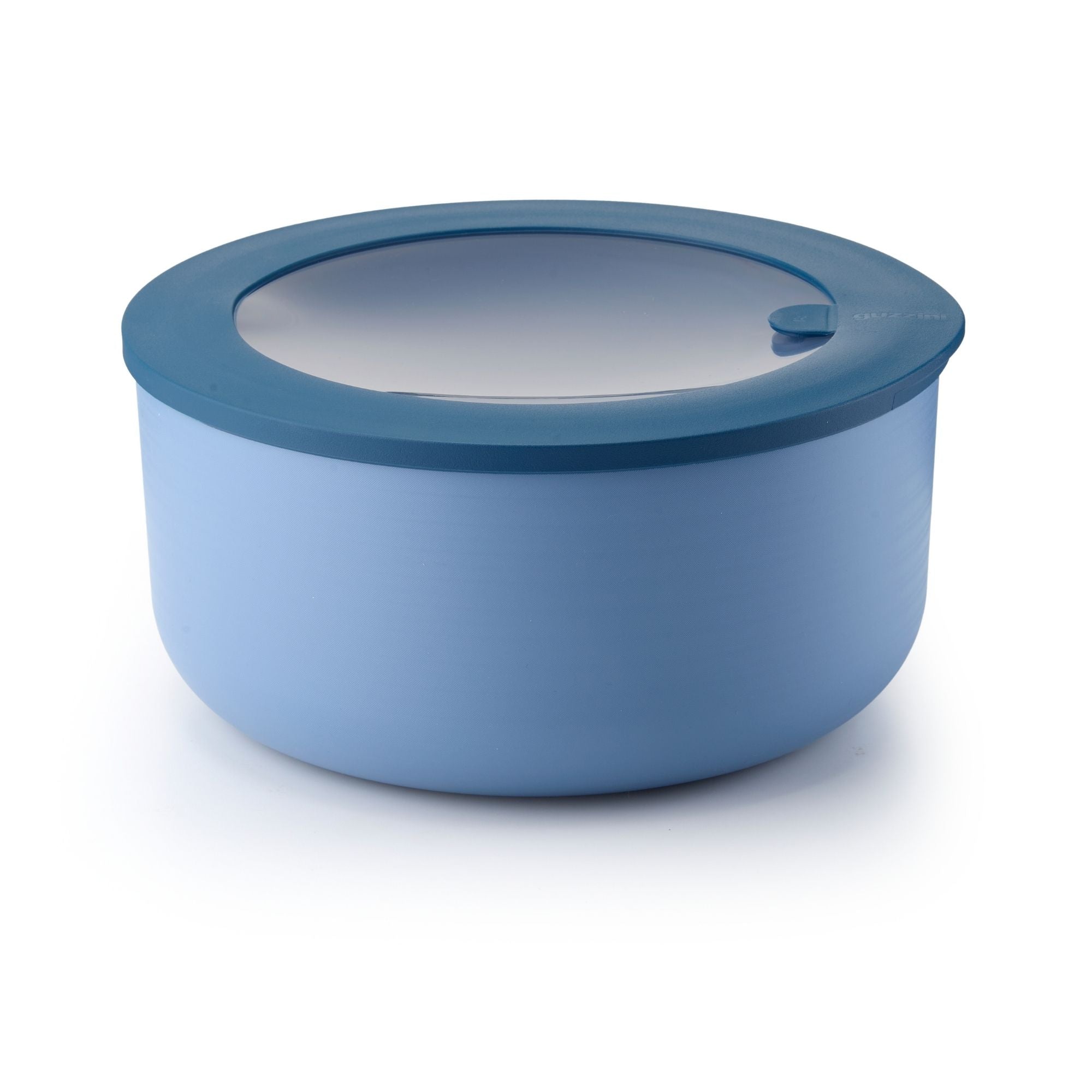 Cutie cu capac pentru depozitare, rotund, 3200 ml, albastru, Store&More Bio – GUZZINI