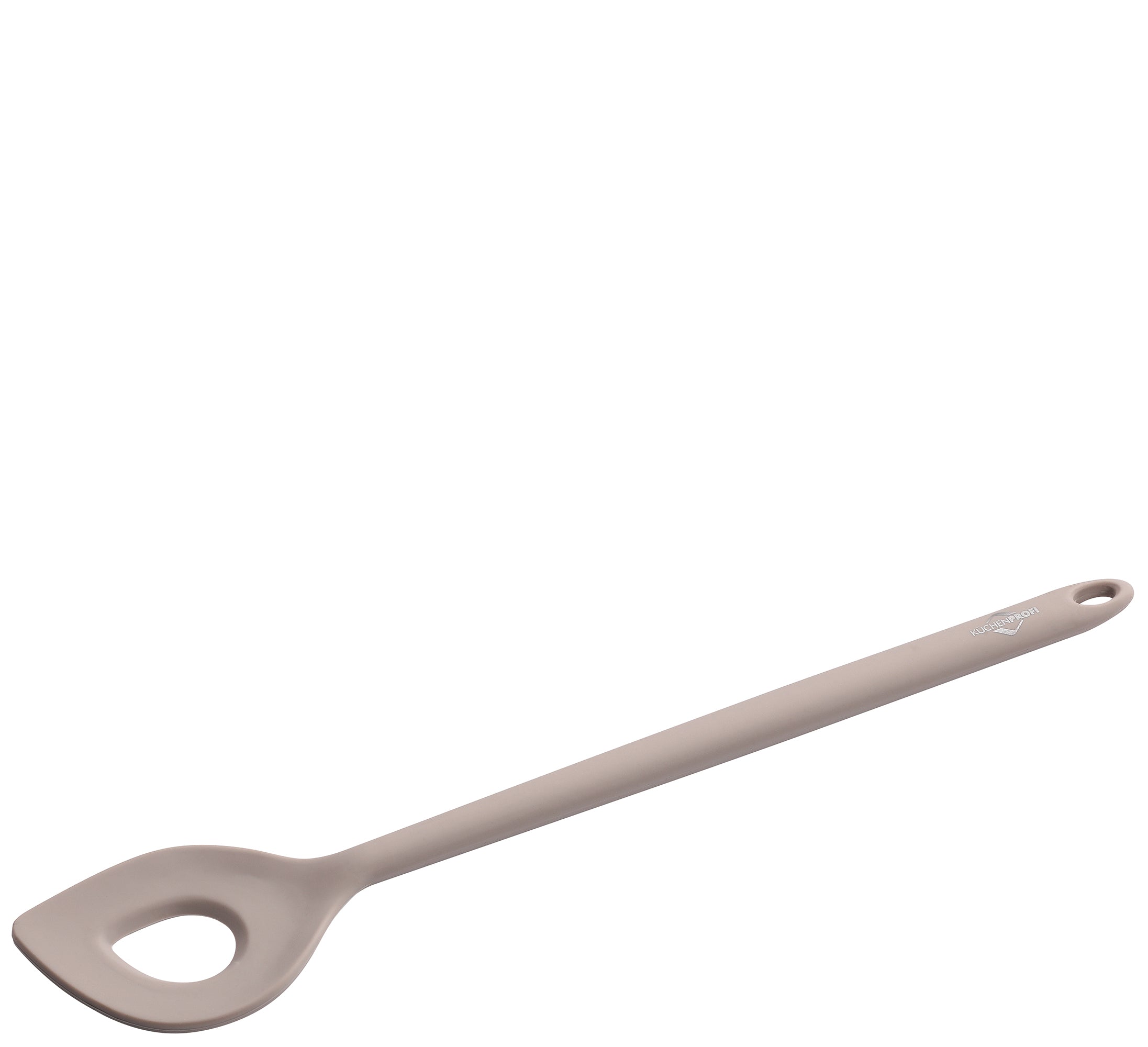 Lingura perforata pentru amestecare, silicon, 30 cm, gri - KUCHENPROFI