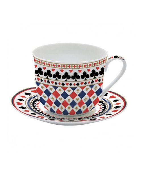Ceasca si farfurie mic dejun, 400 ml, Casino Royale - SIMONA'S COOKSHOP