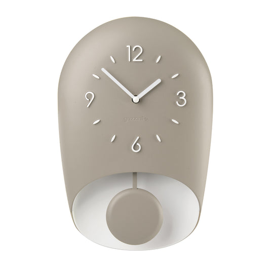 Ceas de perete cu pendula, gri, colectia Home - GUZZINI