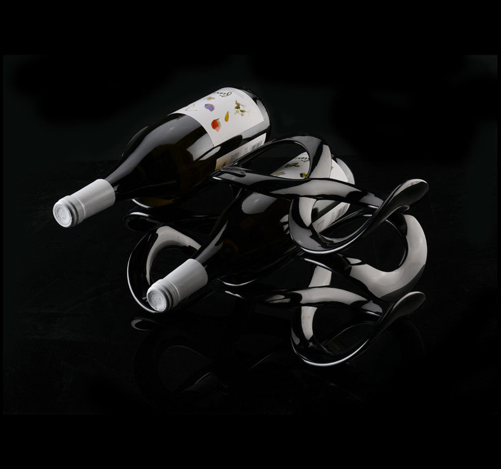 Suport negru pentru sticle, acril, colectia Icons - GUZZINI - Image 4