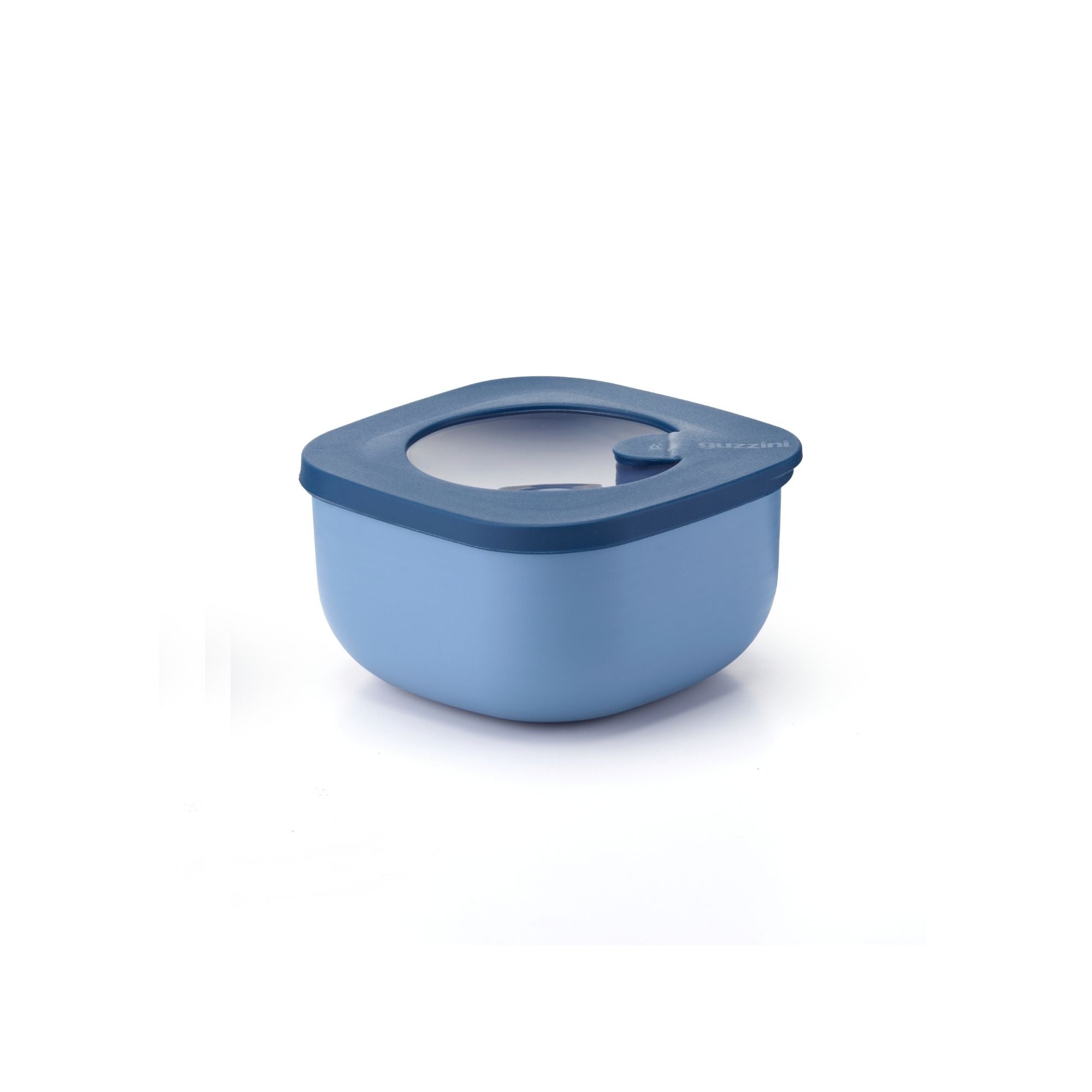 Cutie cu capac pentru depozitare, patrat, 450 ml, albastru, Store&More Bio – GUZZINI