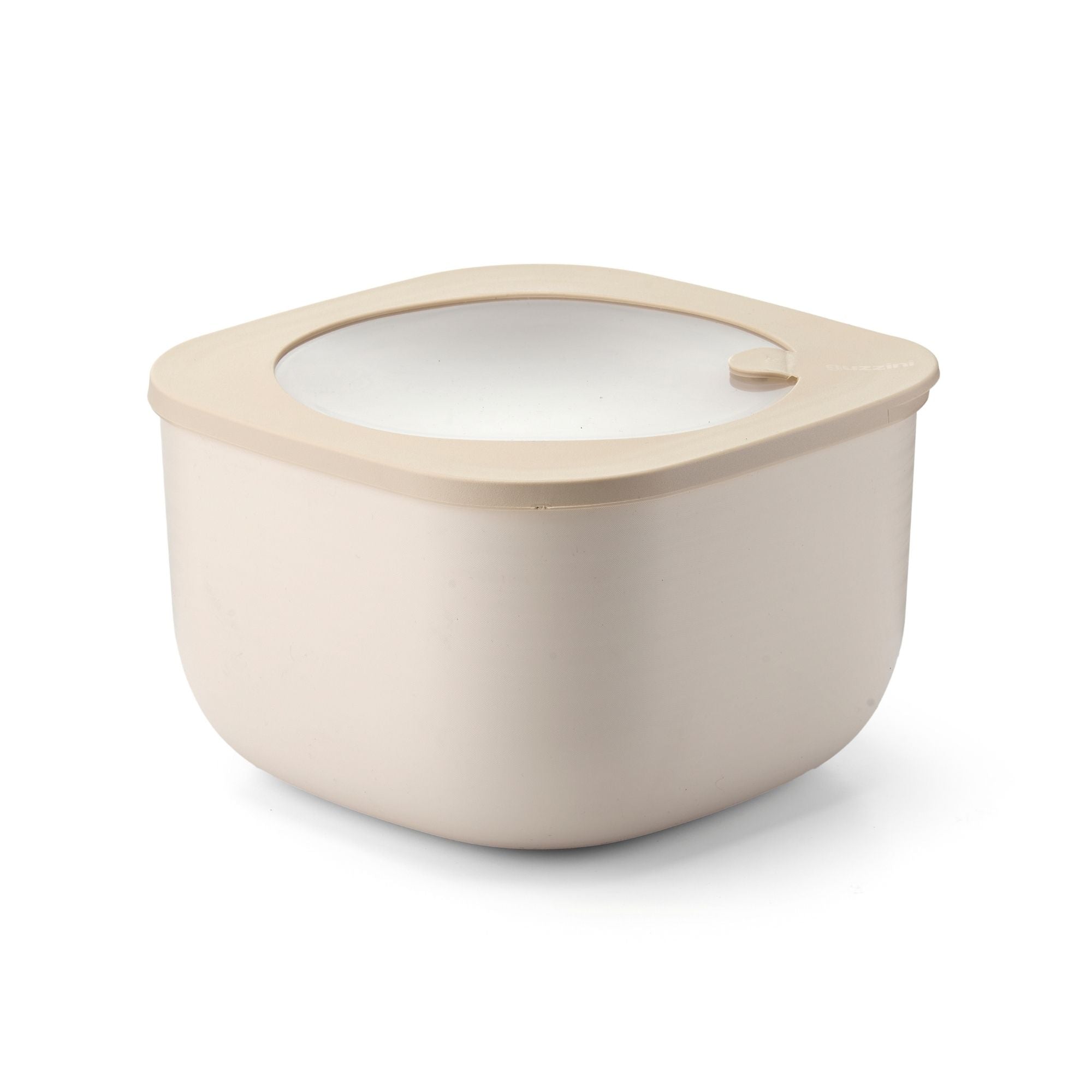 Cutie cu capac pentru depozitare, patrat, 2800 ml, bej, Store&More Bio – GUZZINI