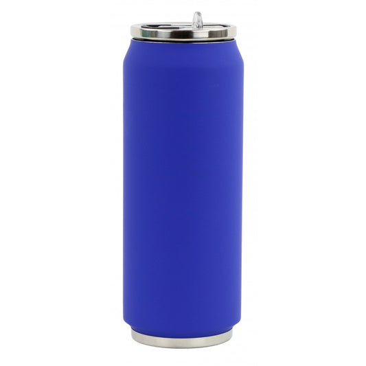 Cutie izoterma cu pai, 500 ml, model Navy, colectia Soft touch - YOKO DESIGN