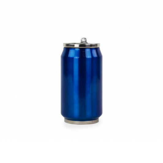 Cutie izoterma cu pai, 280ml, albastru stralucitor - YOKO DESIGN