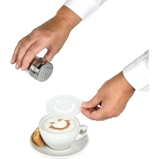 Set de decorare pentru cappuccino, 6 modele - CILIO