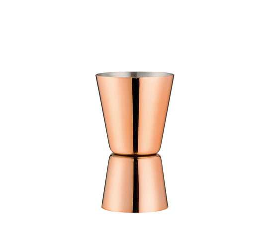 Pahar dublu pentru masura cocktail, 20/40ml, inox placat cu cupru, colectia Moscow - CILIO