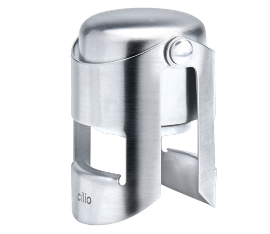Dop pentru sticla de sampanie, 5.5 cm, inox satinat - CILIO