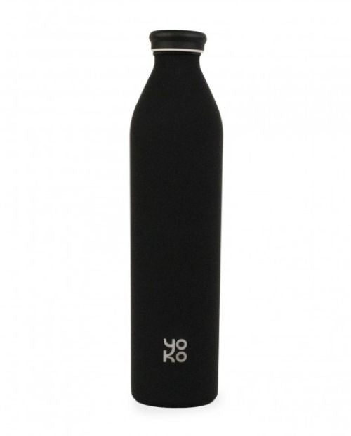Sticla izoterma, 1 litru, negru - YOKO DESIGN