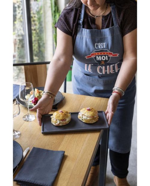 Sort C'est moi Le Chef, negru - SIMONA'S COOKSHOP - Image 1