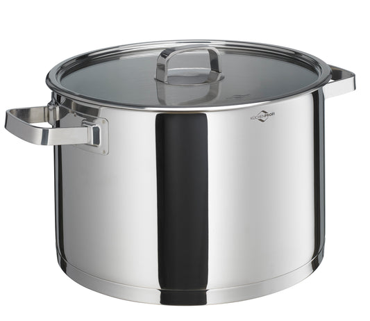 Oala pentru supa, inox, cu capac, 8 litri, colectia San Remo Cook - KUCHENPROFI