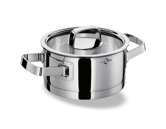 Oala din inox, cu capac, 1.25 litri, colectia San Remo Cook - KUCHENPROFI