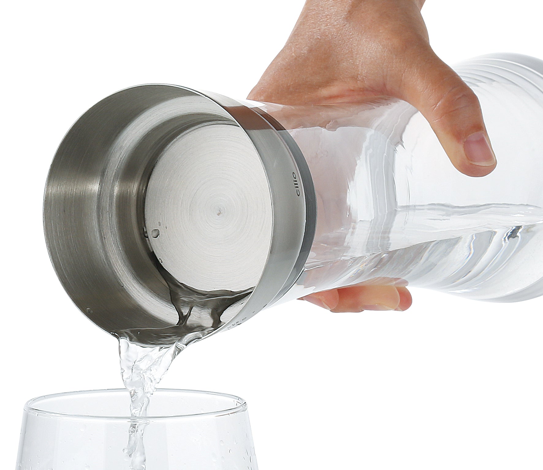Carafa din sticla pentru apa, 750 ml, model Vetro - CILIO - Image 1