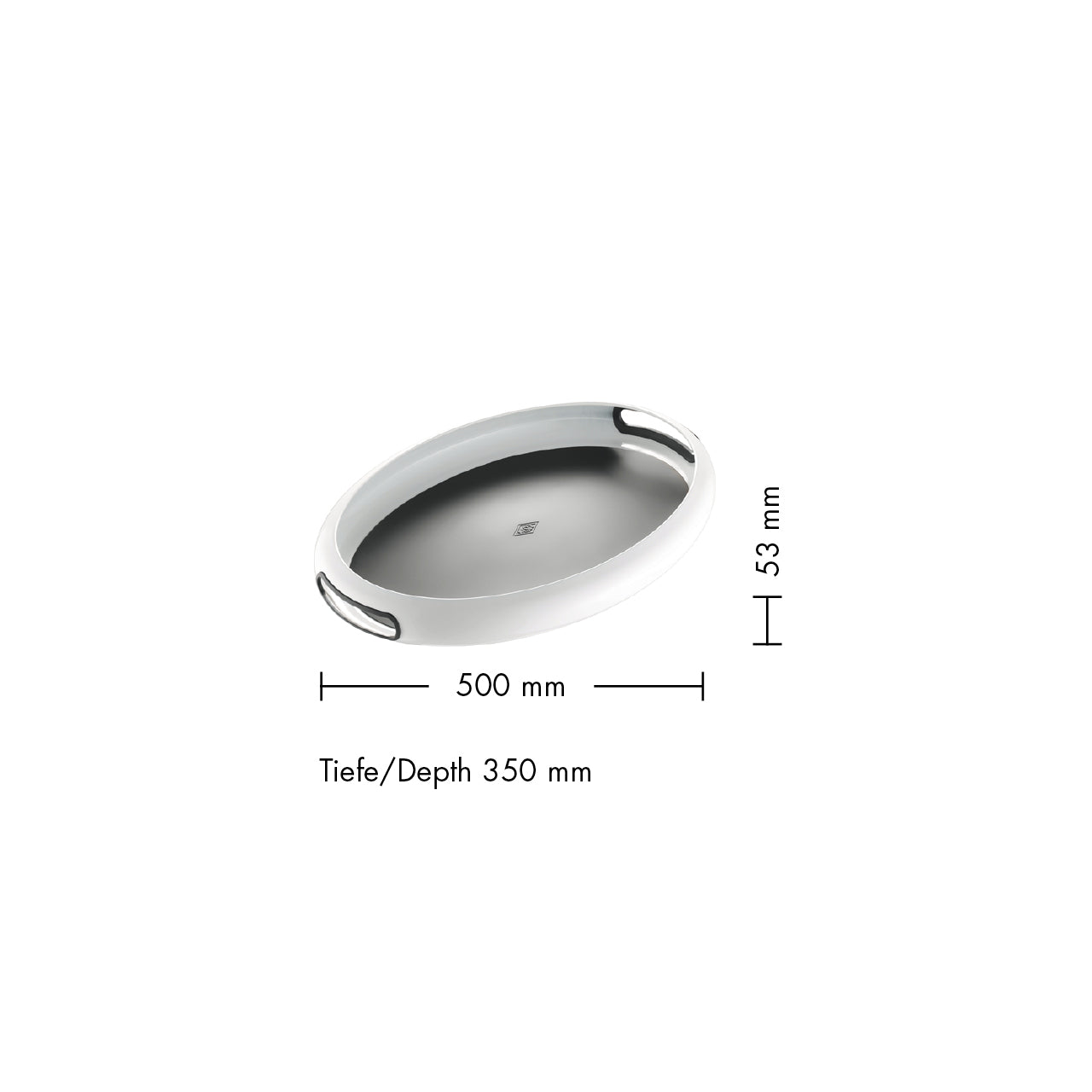 Tava pentru servire, rosu, Spacy Tray Oval  - SIMONA'S COOKSHOP - Image 1