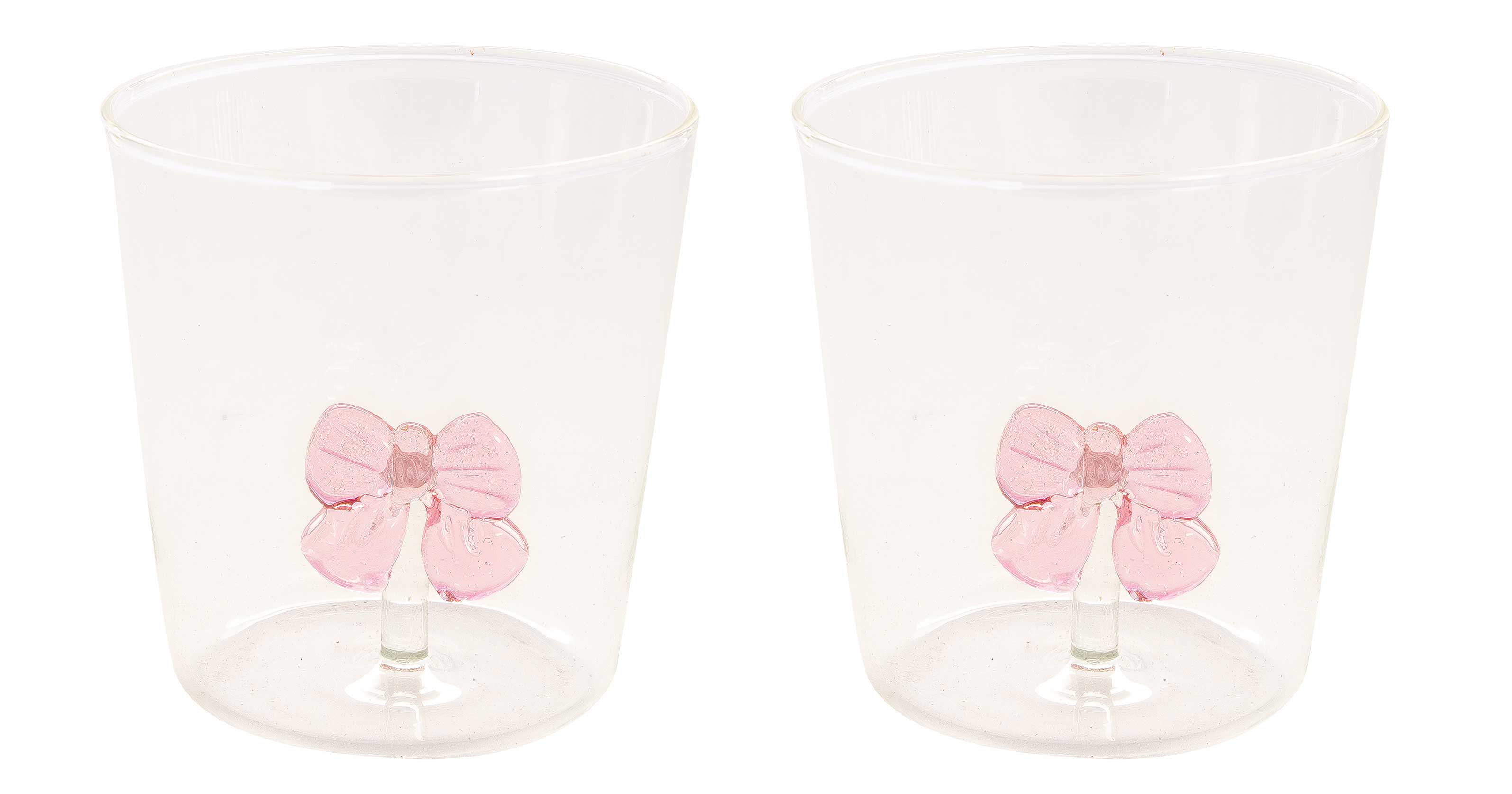 Set 2 pahare pentru apa, roz, 350 ml, Twist & Match - COOKSHOP SPECIALS