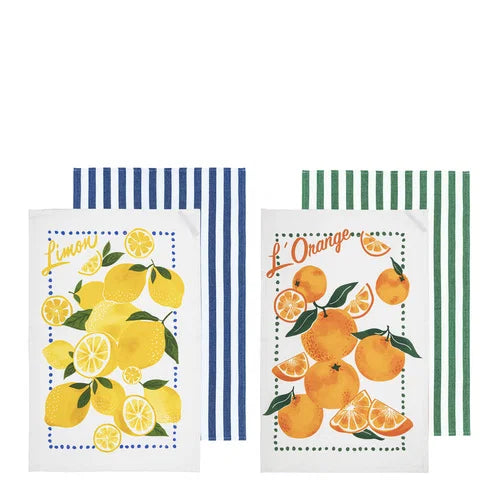 Set 2 prosoape de bucatarie Capri, Citric - COOKSHOP SPECIALS