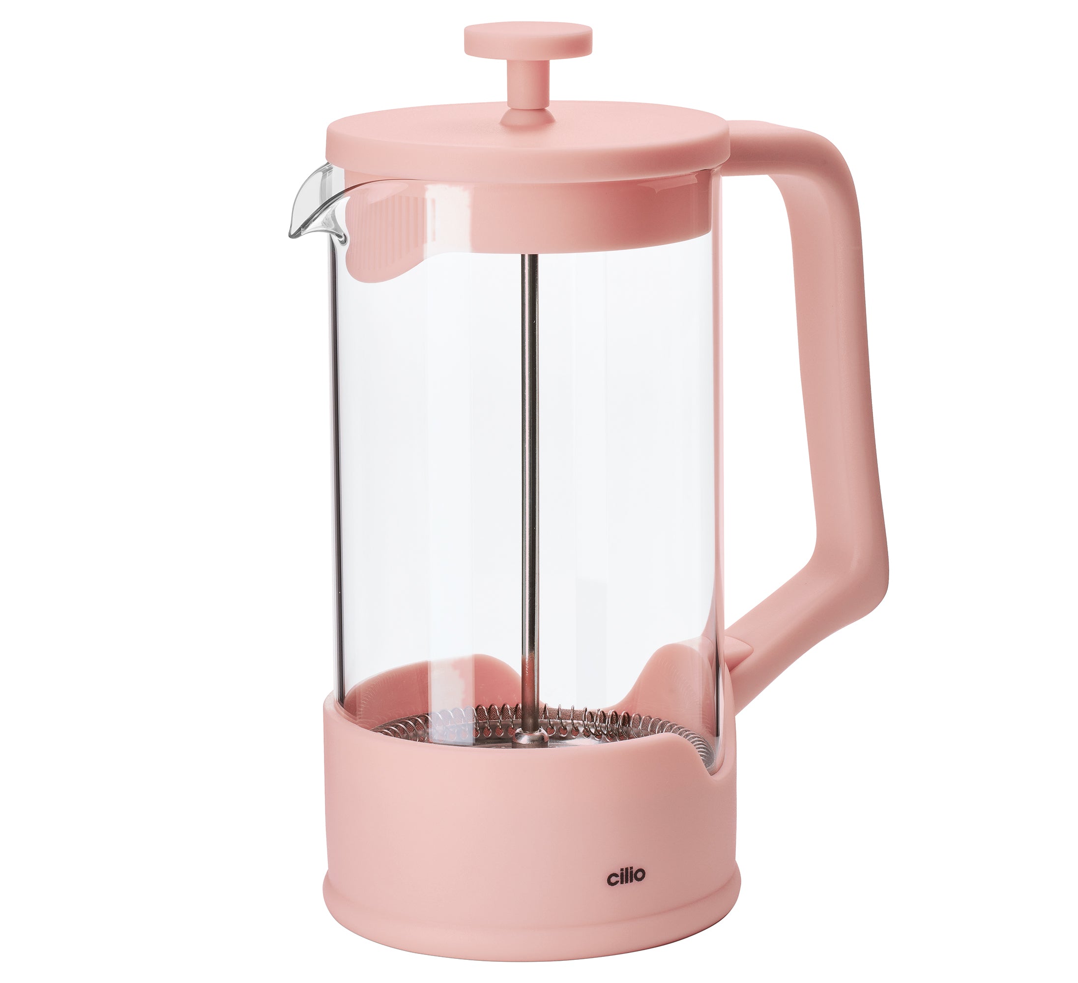 Cafetiera frantuzeasca, pentru 8 cesti, 1000 ml, roz, model Lucia - CILIO