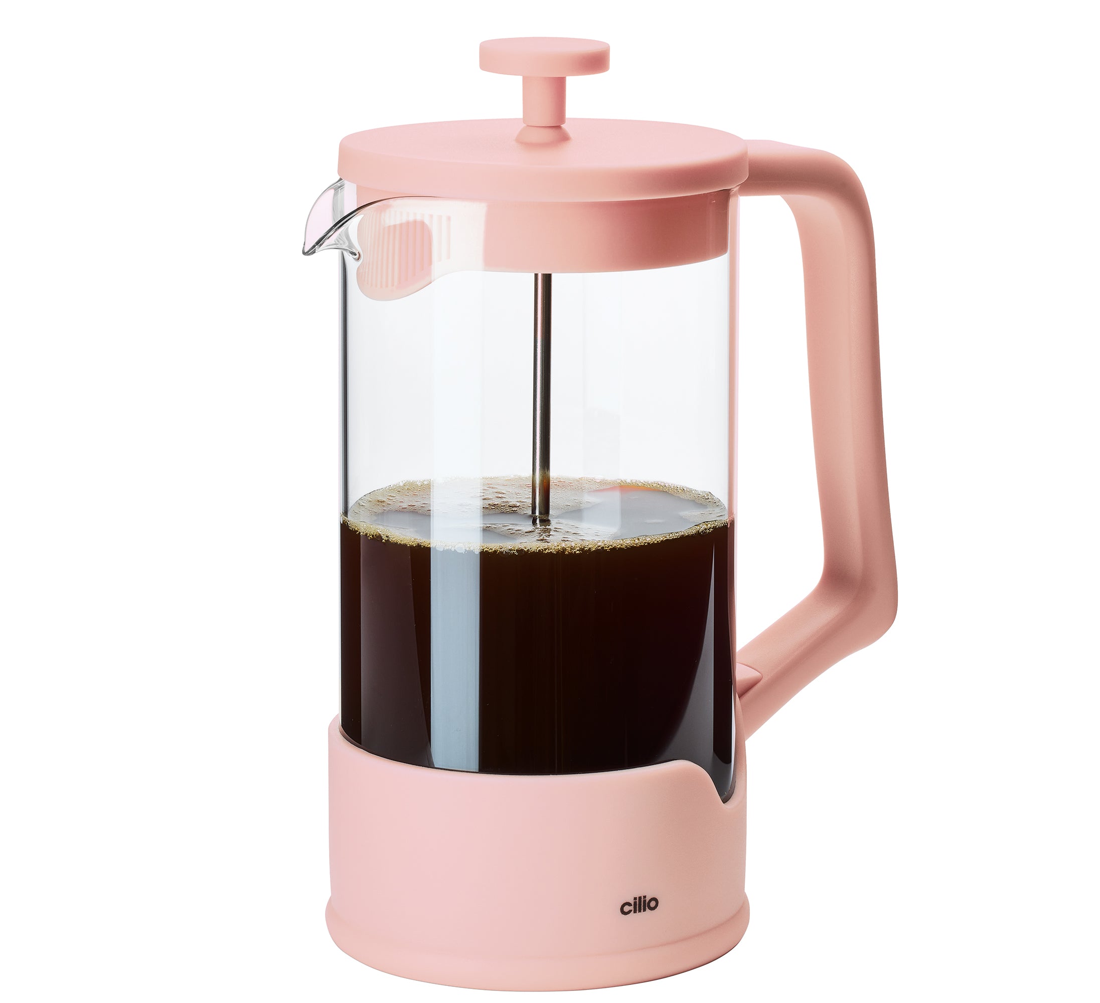 Cafetiera frantuzeasca, pentru 8 cesti, 1000 ml, roz, model Lucia - CILIO