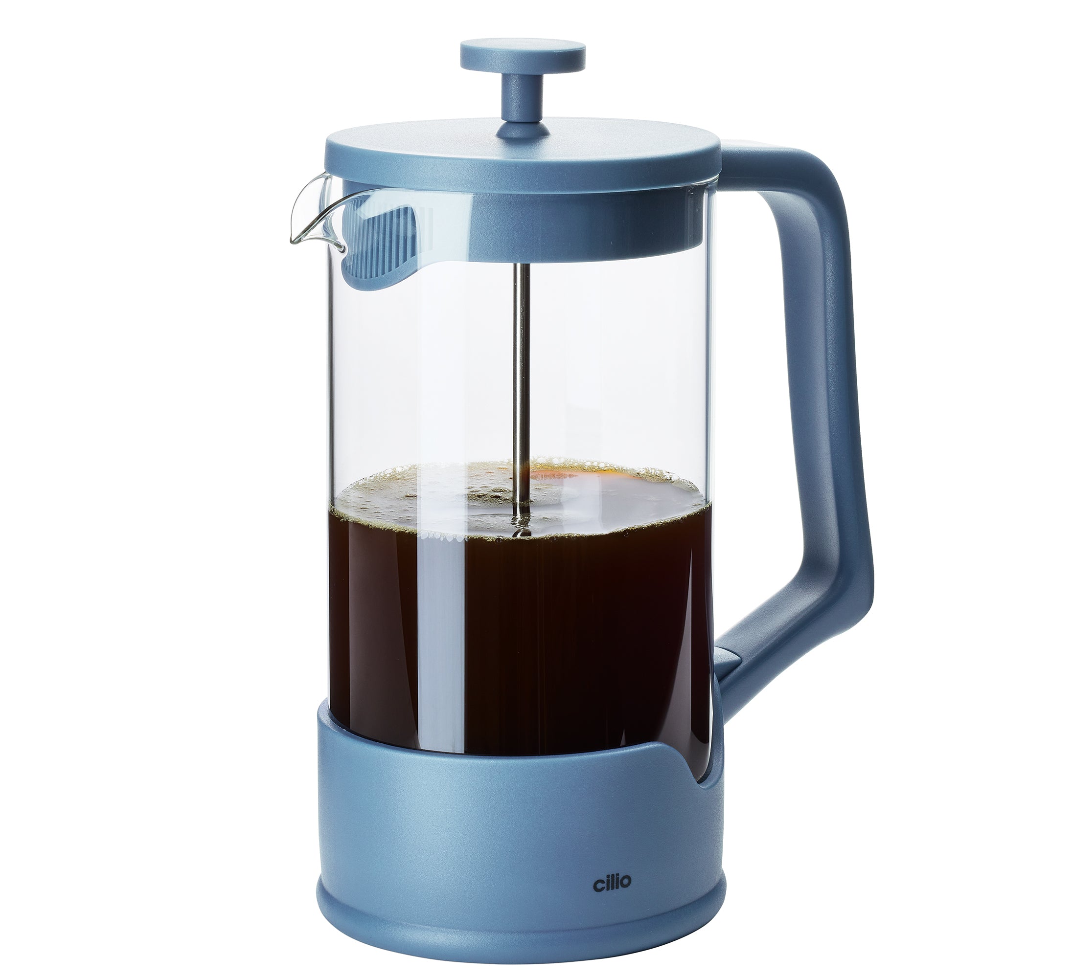 Cafetiera frantuzeasca, pentru 8 cesti, 1000 ml, albastru, model Lucia - CILIO