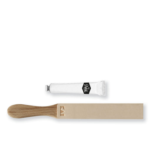 Accesoriu pentru ascutire din piele cu crema de lustruit, Shun Kai Minamo - KAI