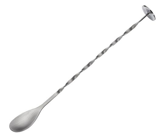 Lingurita rasucita pentru cocktailuri, 25 cm, inox - CILIO