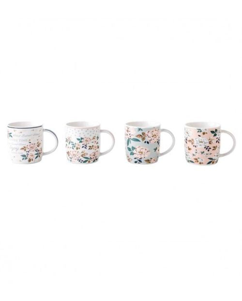 Cana din portelan, new bone china, 350 ml, Flower - SIMONA'S COOKSHOP