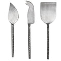 Set de 3 cutite pentru branza, otel inoxidabil, Hammered - SIMONA'S COOKSHOP