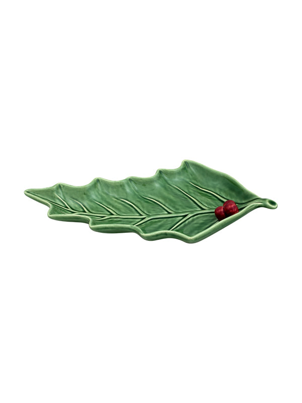 Vas model frunza, 36 cm, colectia Holly - Bordallo Pinheiro