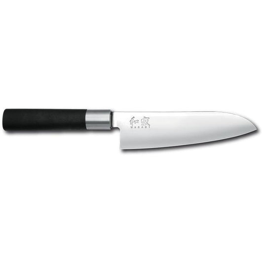 Cutit Santoku, Wasabi Black, 16.5 cm - KAI