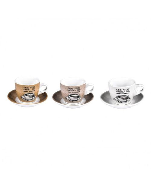Ceasca cu farfurioara pentru cafea, portelan, 200 ml, Idea - SIMONA'S COOKSHOP