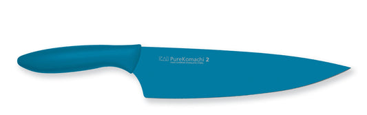 Cutitul bucatarului, Pure Komachi 2, 20 cm, albastru - KAI