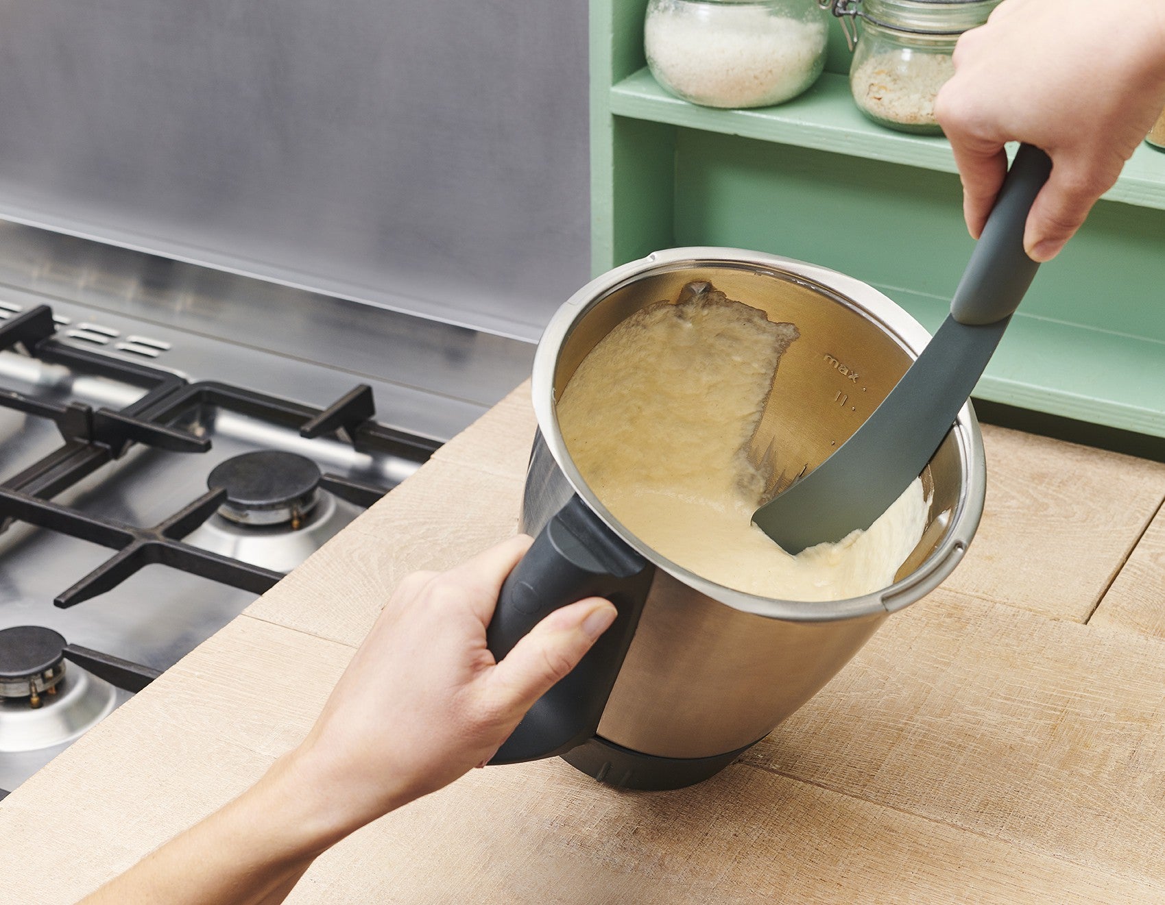 Spatula Flipper, gri, 33 cm - MASTRAD - Image 2