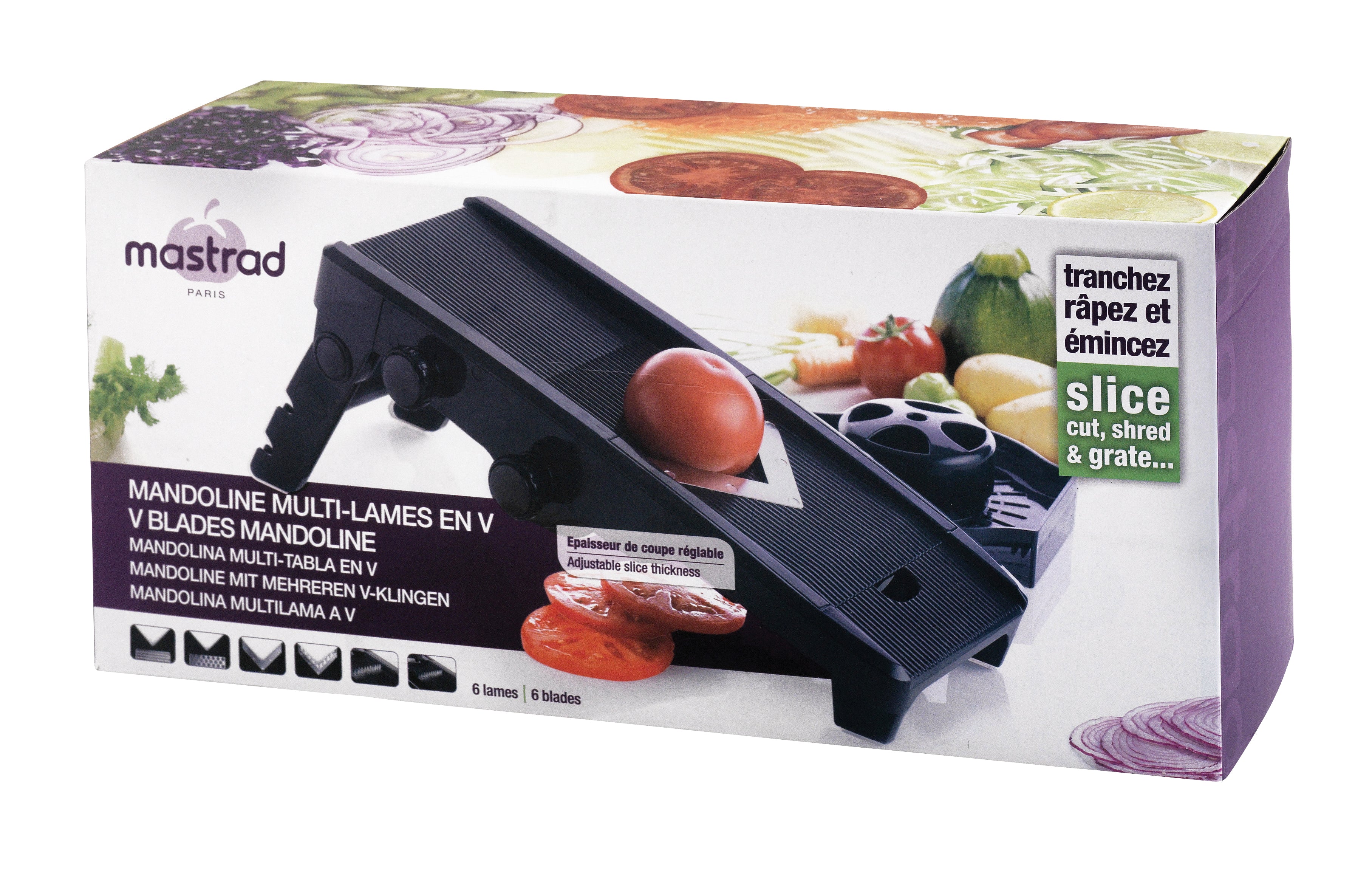 Mandolina V-Blade cu 6 lame incluse - MASTRAD - Image 9