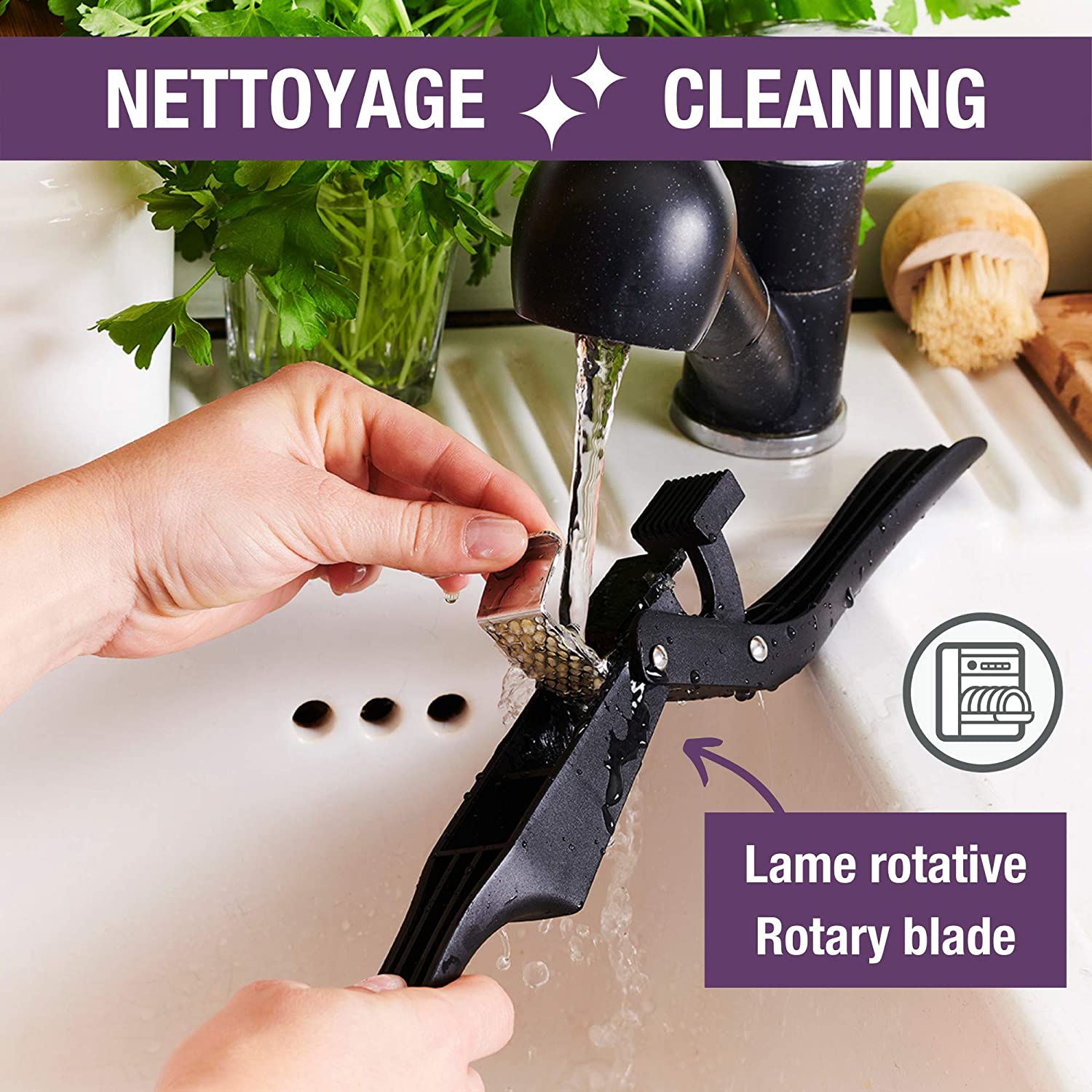 Presa si feliator usturoi - MASTRAD - Image 2