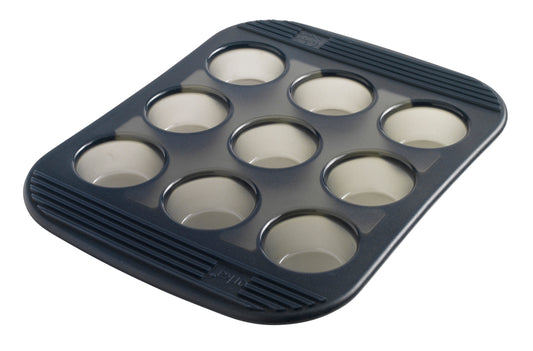 Tava pentru 9 mini-briose, silicon - MASTRAD