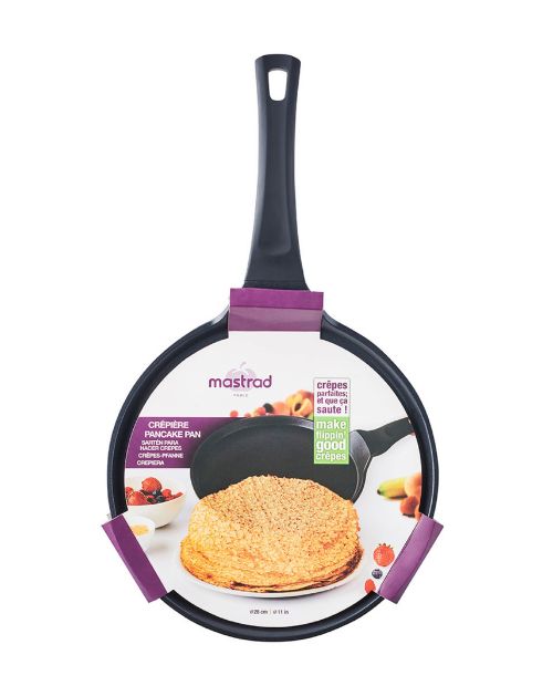 Tigaie pentru clatite, antiaderenta, aluminiu, 28 cm - MASTRAD - Image 3