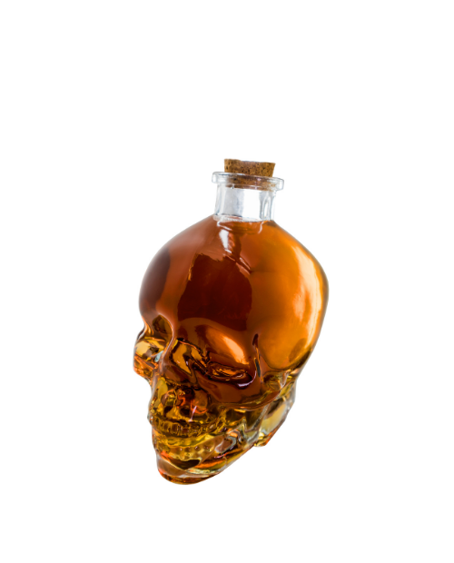 Decantor bauturi alcoolice, 750 ml, Skull - VIN BOUQUET