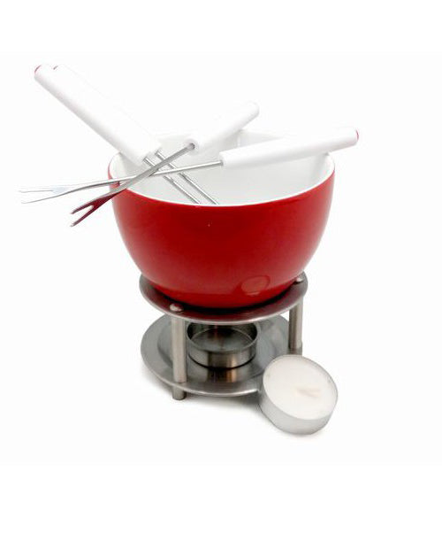 Set fondue, cu patru furculite - NERTHUS